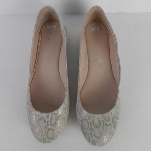 BCBGeneration Snakeskin Print Ballerina Flats